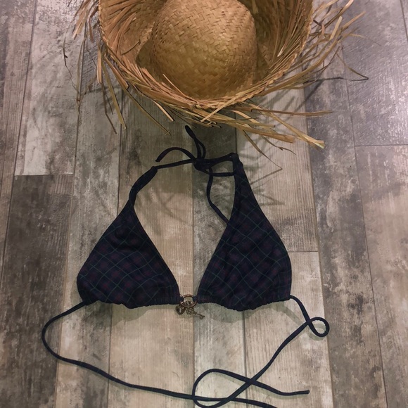 Xhilaration Other - Lock n Key plaid print bikini top